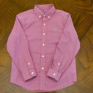 Vineyard Vines Boys Whale Performance Button Down Shirt